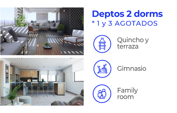 Deptos 1, 2 y 3 dorms